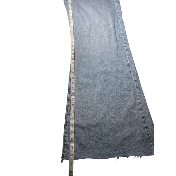 Forever 21 Jeans Women's 28 Light Blue Mid Rise Wide Leg Loose Fit Pants NWT - Picture 9 of 12